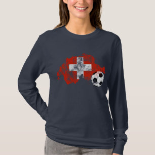 T-shirt Le football affligé de la Suisse