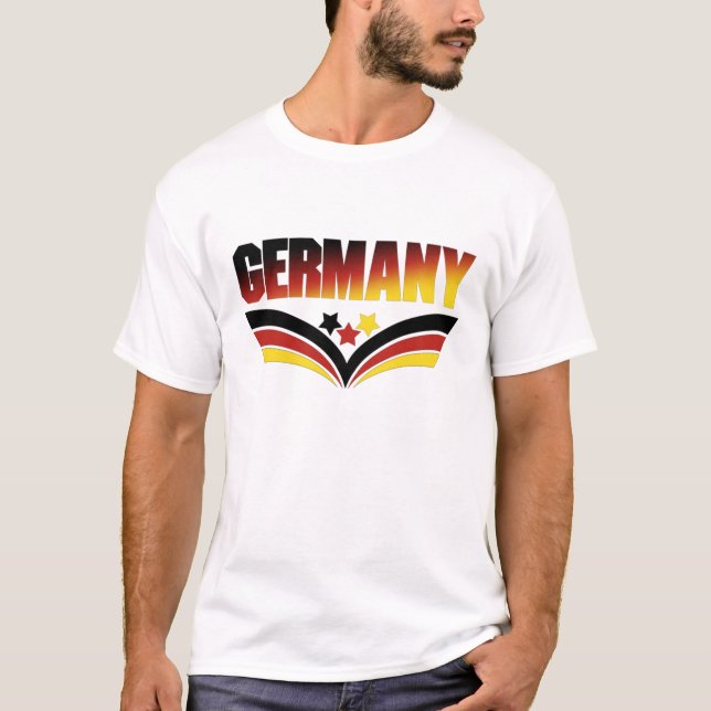 T-shirt Le football allemand (Devant)