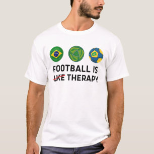 T-shirt Le Football Brésilien Est Comme La Thérapie