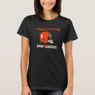 T-shirt Le football Brown de Mayfield de Baker dangereux
