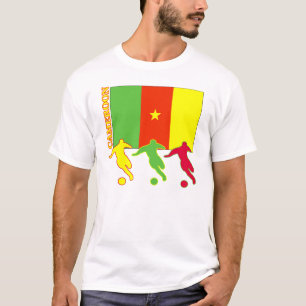 T-shirt Le football Cameroun
