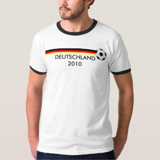 T-shirt Le football championnat du monde 2010 drapeau