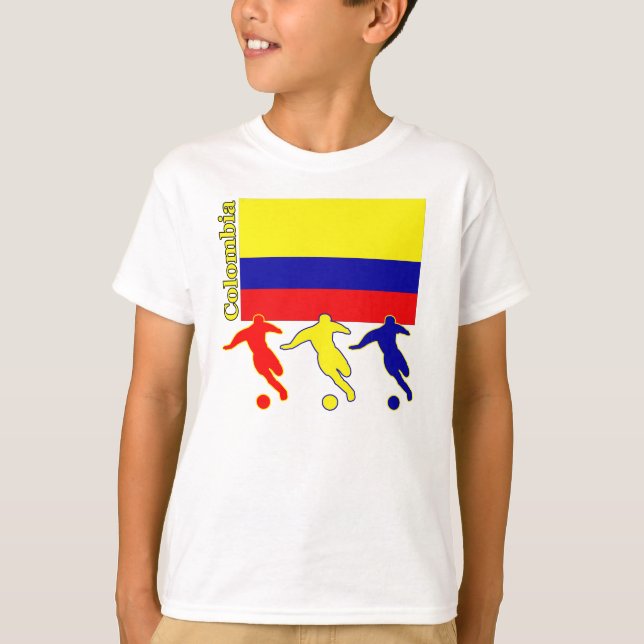 T-shirt Le football Colombie (Devant)
