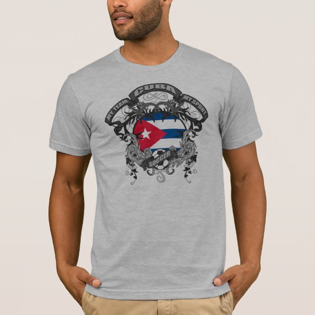 T-shirt Le football Cuba (Devant)