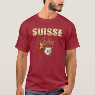 T-shirt Le football de coupe du monde - Suisse Brésil 201