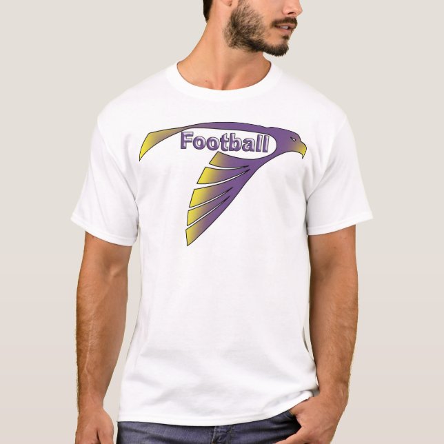 T-shirt Le football de faucon (Devant)