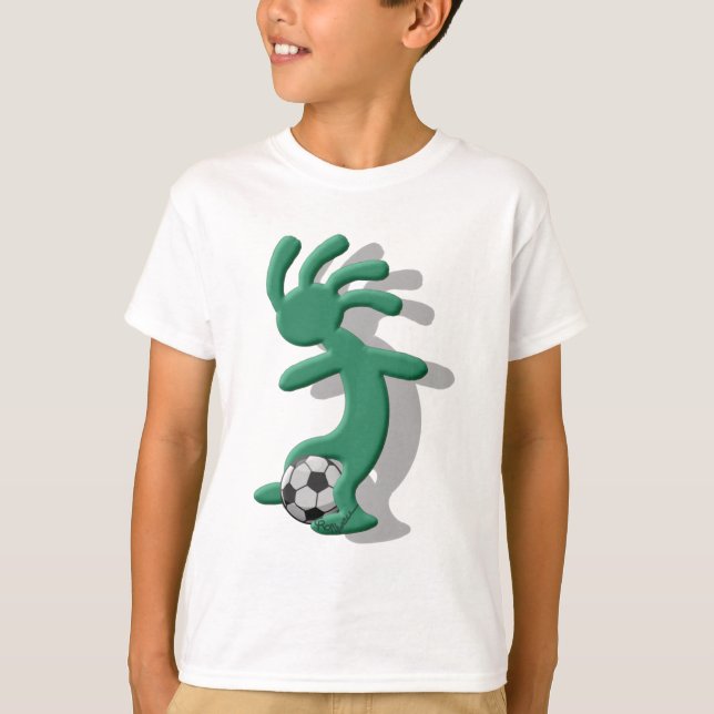 T-shirt Le football de Kokopelli (Devant)