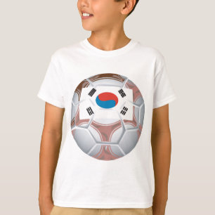 T-shirt Le football de la Corée du Sud