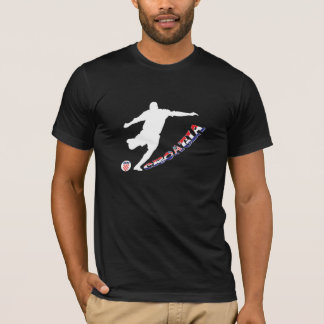 T-shirt Le football de la Croatie