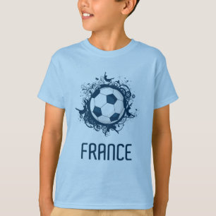 T-shirt Le football de la France