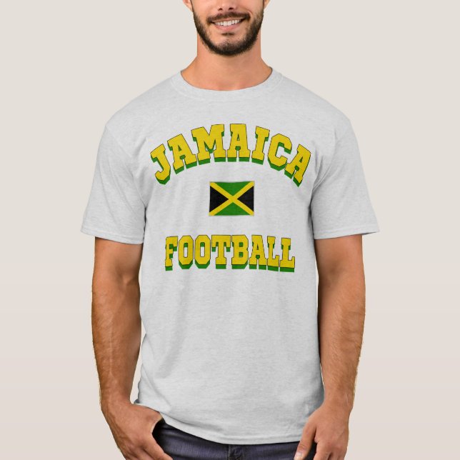T-shirt Le football de la Jamaïque (Devant)