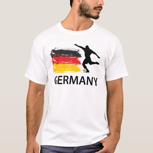 T-shirt Le football de l'Allemagne (Devant)