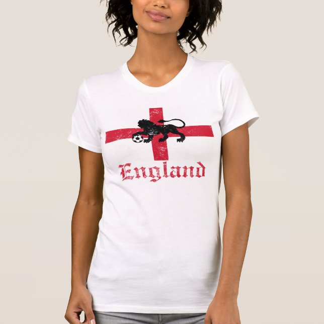 T-shirt Le football de l'Angleterre (Devant)