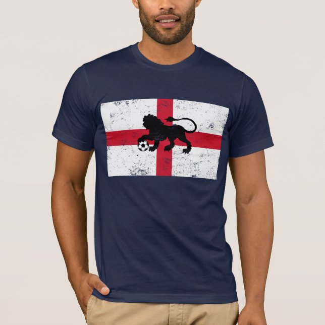 T-shirt Le football de l'Angleterre (Devant)
