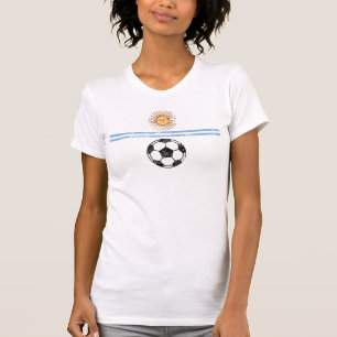 T-shirt Le football de l'Argentine