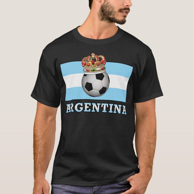 T-shirt Le football de l'Argentine (Devant)