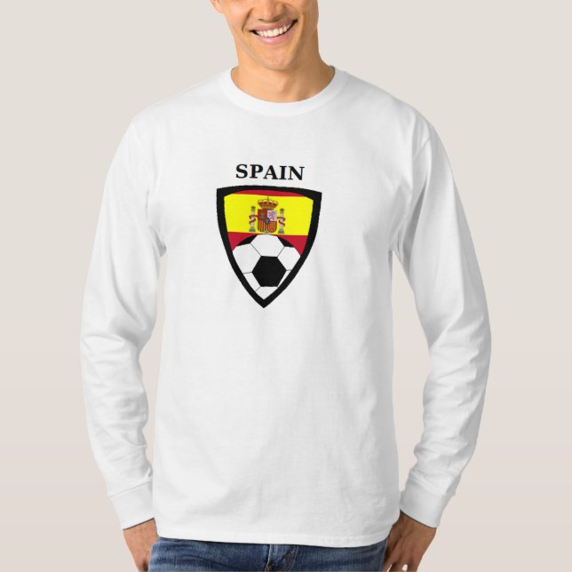 T-shirt Le football de l'Espagne (Devant)