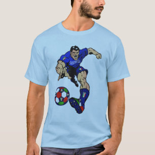 T-shirt Le football de l'Italie