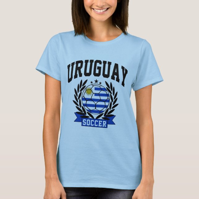 T-shirt Le football de l'Uruguay (Devant)