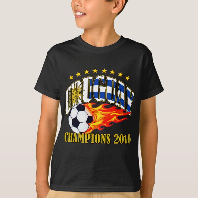 T-shirt Le football de l'Uruguay (Devant)