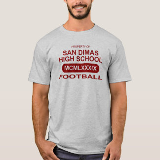 T-shirt Le football de lycée de San Dimas