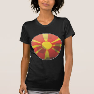 T-shirt Le football de Macédoine