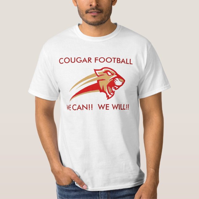 T-shirt Le football de puma du comté de Pulaski (Devant)
