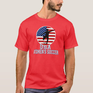 T-shirt Le football des femmes des Etats-Unis