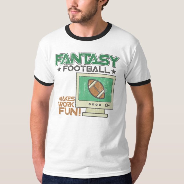 T-shirt Le football d'imaginaire (Devant)