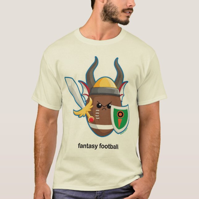 T-shirt Le football d'imaginaire (Devant)