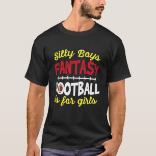 T-shirt Le Football D'Imaginaire Est Pour Les Filles Drôle