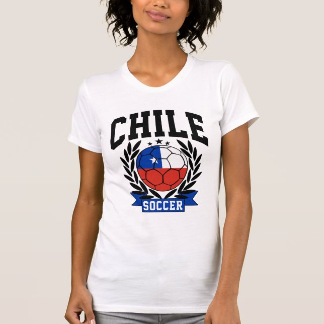 T-shirt Le football du Chili (Devant)