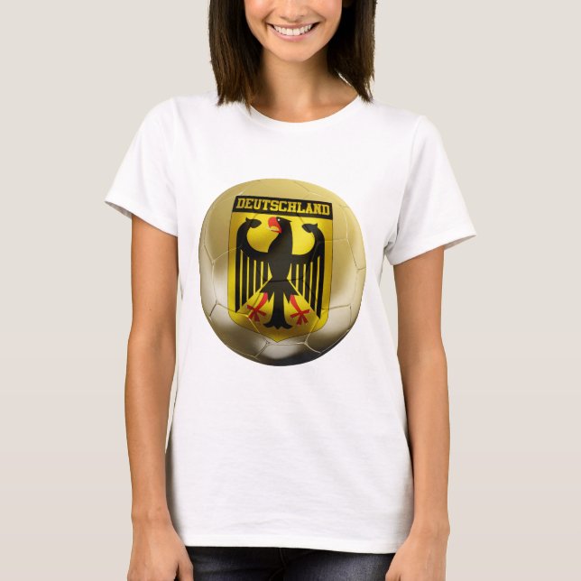 T-shirt Le football du Deutschland (Devant)