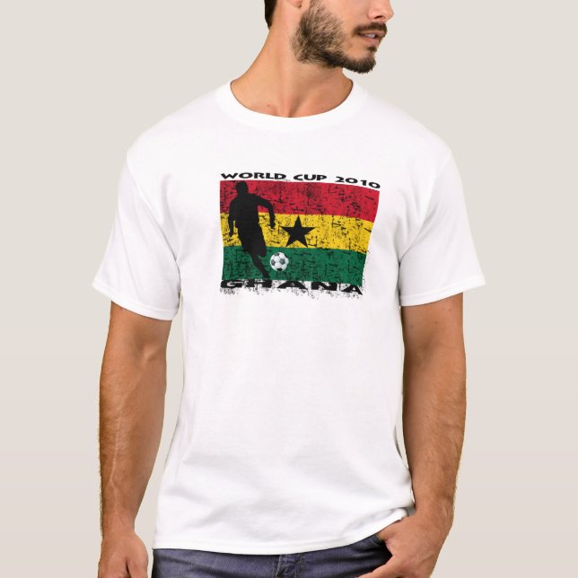 T-shirt Le football du GHANA (Devant)