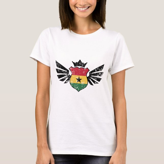 T-shirt Le football du Ghana (Devant)
