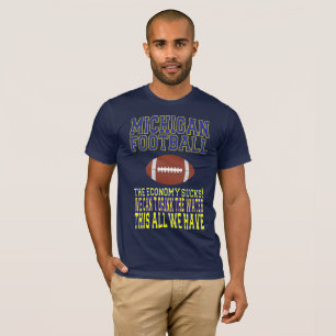 T-shirt Le football du Michigan
