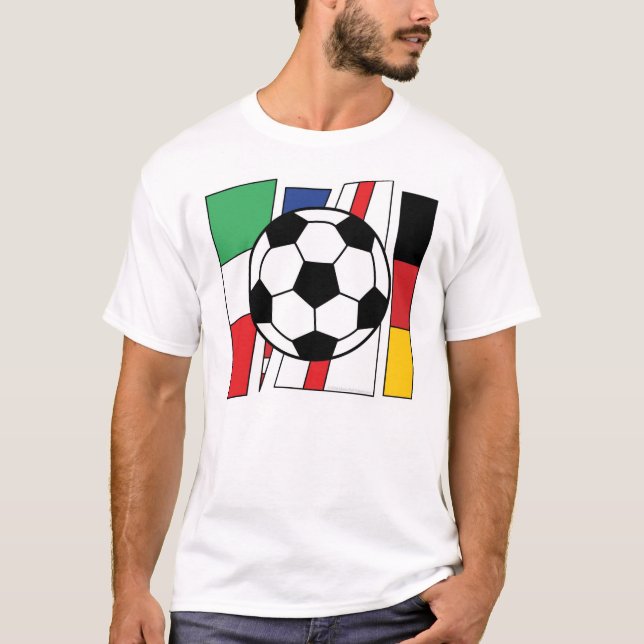 T-shirt Le football du monde (Devant)