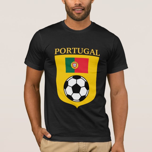 T-shirt Le football du Portugal (Devant)