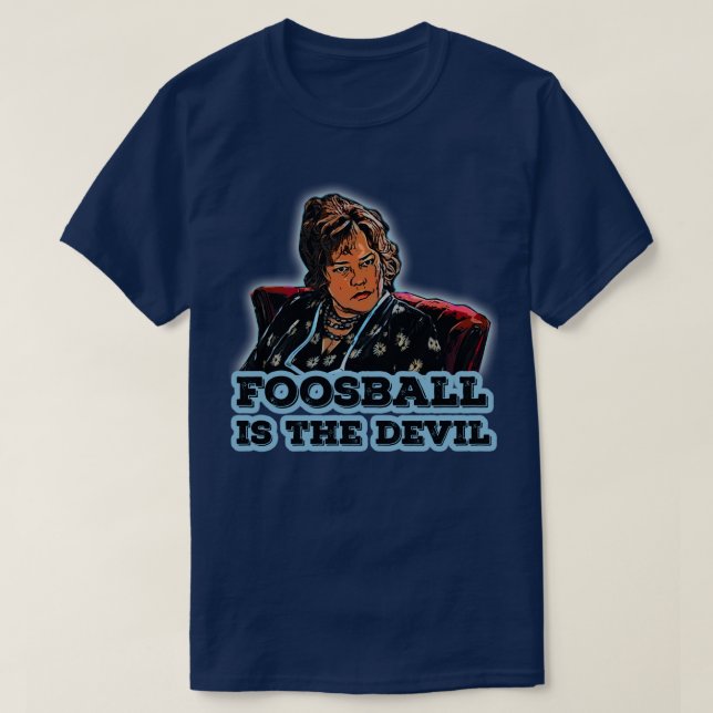 T-shirt Le football est le diable (Design devant)