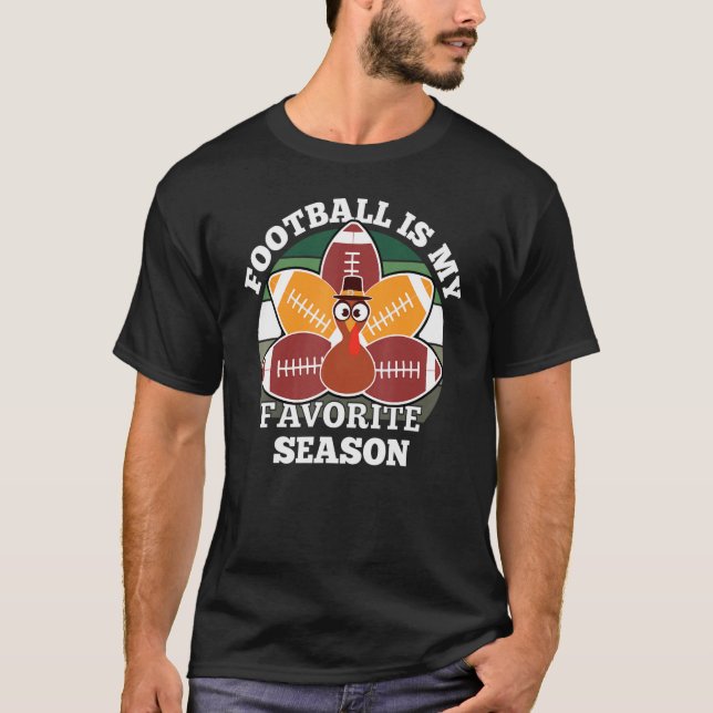 T-shirt Le Football Est Ma Saison Préférée Chute Turquie B (Devant)