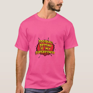 T-shirt Le Football est ma superpuissance Drôle Design Foo