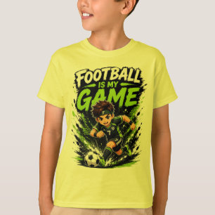 T-shirt Le football est mon jeu Design de sports cool po