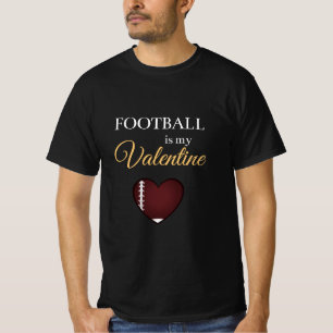 T-shirt Le Football Est Mon Valentine Funny Sport Citer L'
