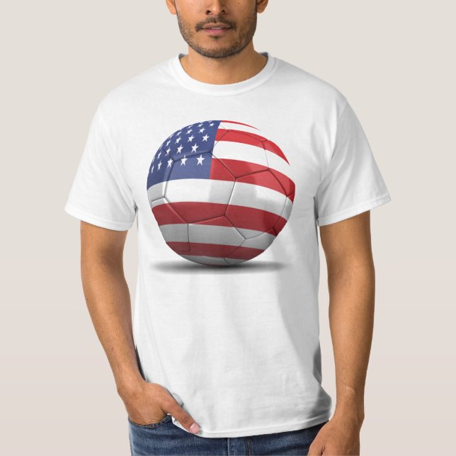 T-shirt Le football Etats-Unis (Devant)