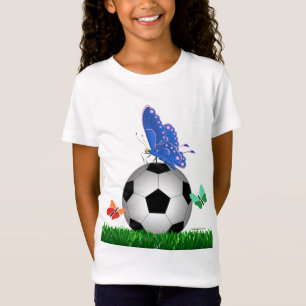 T-Shirt Le football, papillons