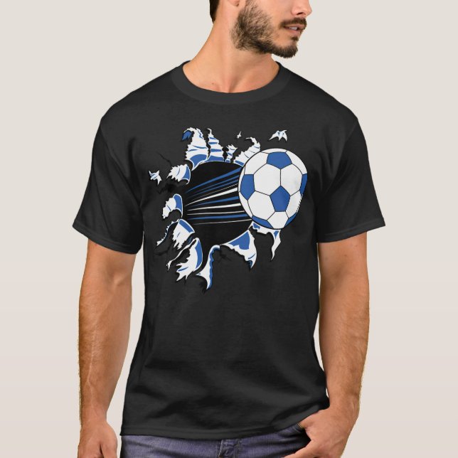 T-shirt Le football rythme du tennis est la vie (Devant)
