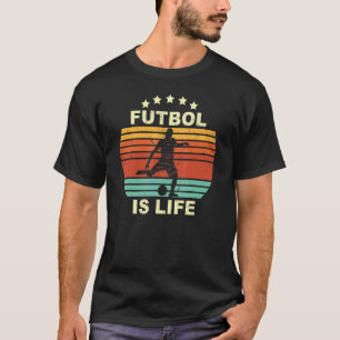 T-shirt Le Football vintage Est Life Soccer Association Fo