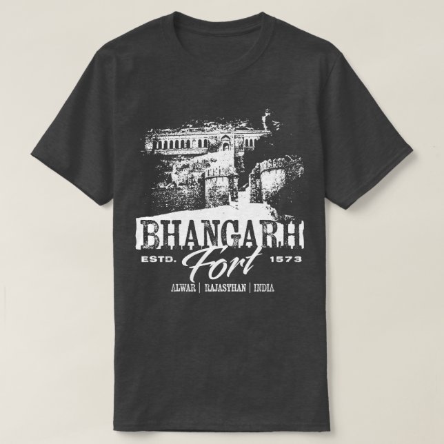 T-shirt Le fort de Bhangarh (Design devant)