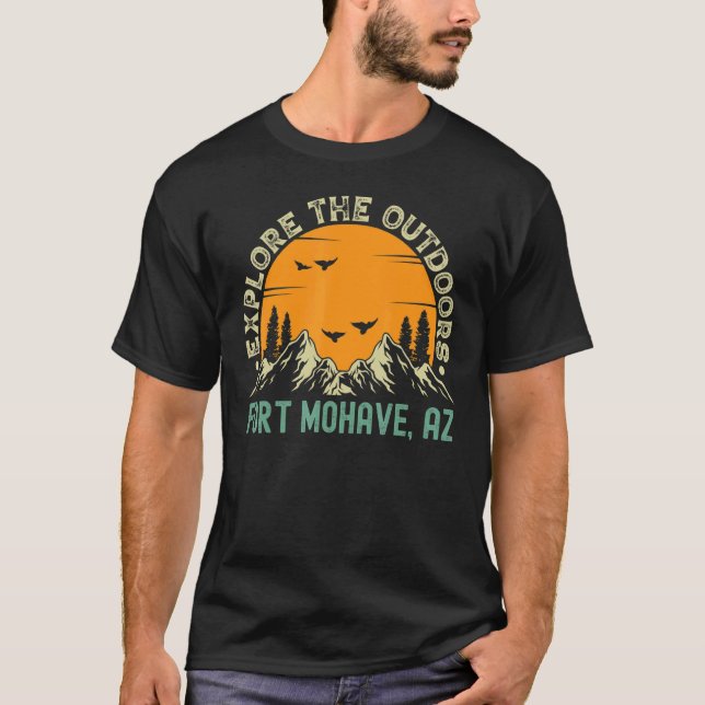 T-shirt Le Fort Mohave Arizona À La Découverte (Devant)