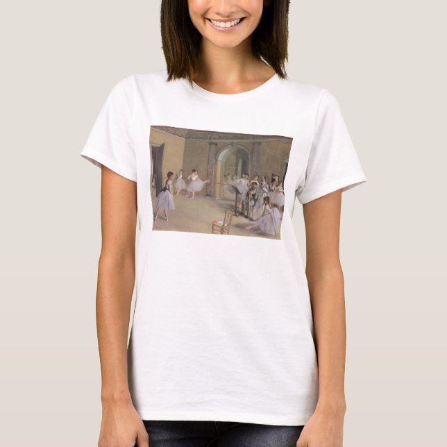 T-shirt Le foyer de danse à l'Opéra par Edgar Degas (Devant)
